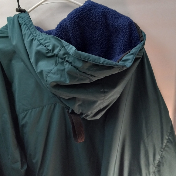 L.L. Bean Insulated Green XL Long Sleeves Hooded Pouch Front Pocket Jacket Coat - Picture 5 of 16